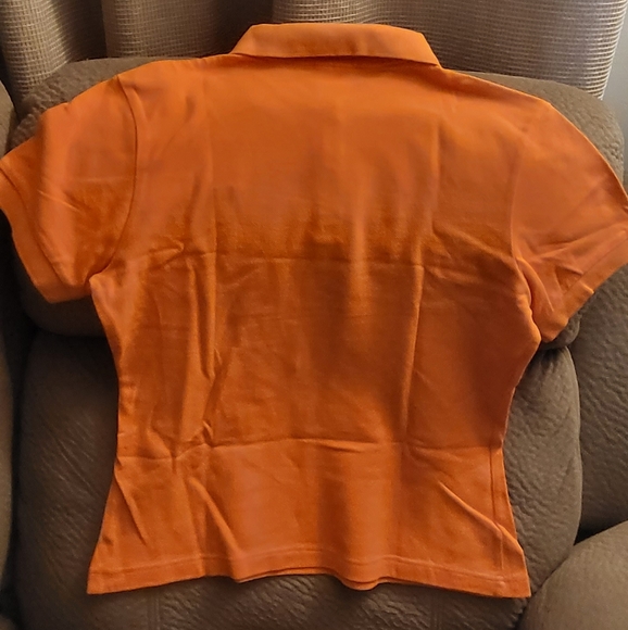 LACOSTE Piqué Polo NEW WOT Unidex Regular Fit EU sz 42 Soft Cotton Orange • TV1 - Picture 2 of 7